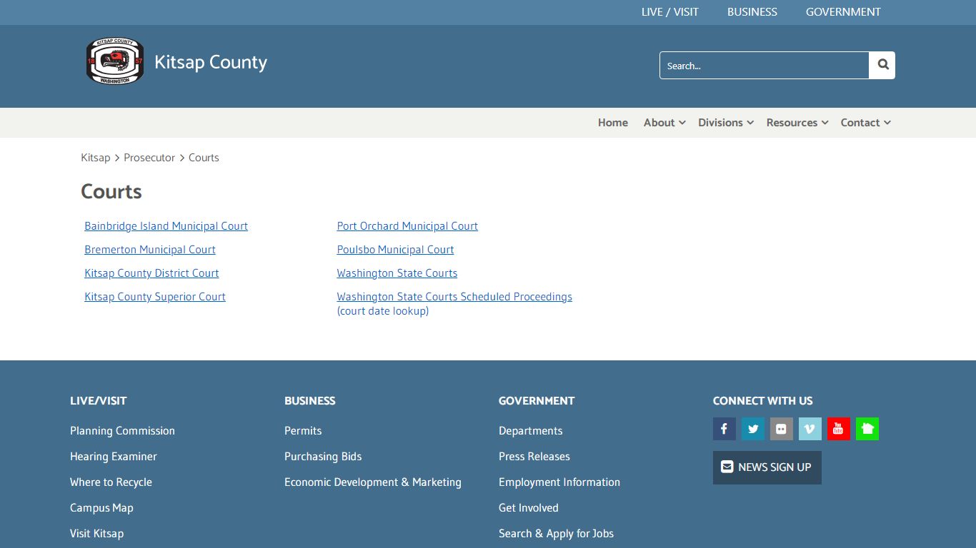 Courts - Kitsap County, Washington