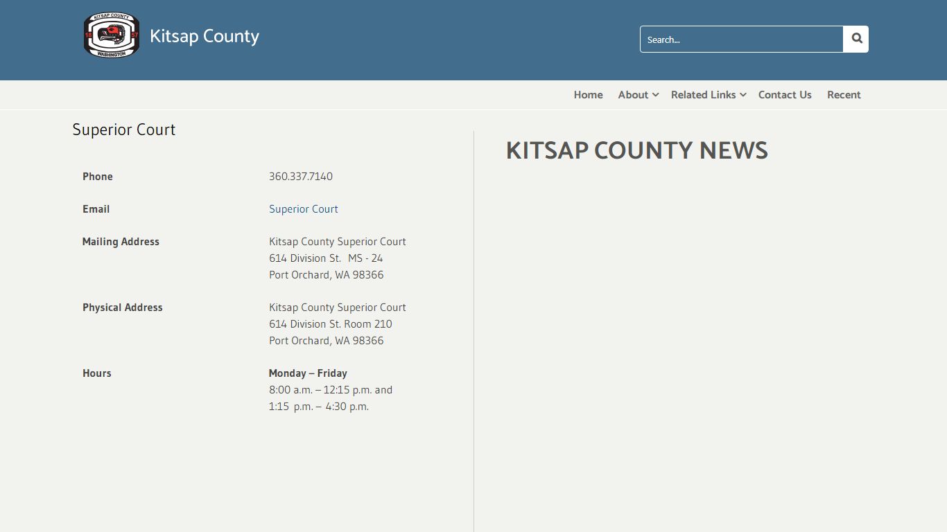Contact Us - Kitsap County Home